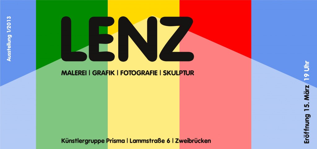 Lenz 2013 Ausstellungseinladung Prisma