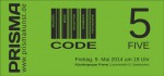 Code Five Einladungskarte 2014